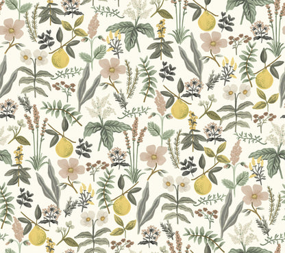 Rifle Paper Co. Herb Garden Peel & Stick Wallpaper - Cream