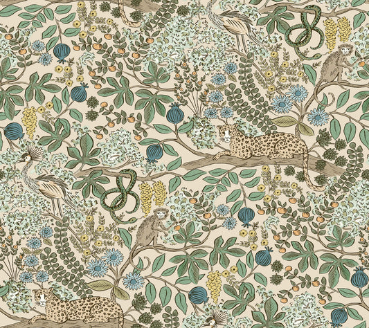 Rifle Paper Co. Safari Peel & Stick Wallpaper - Cream