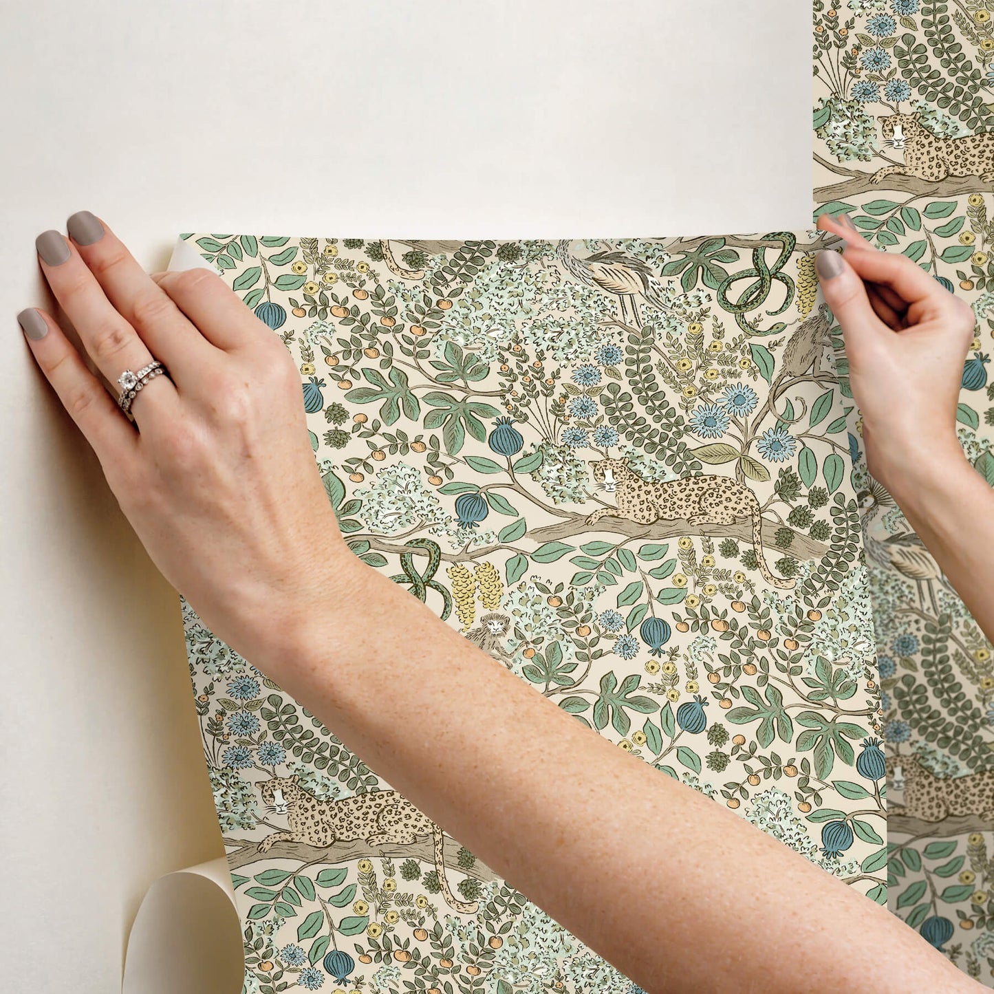 Rifle Paper Co. Safari Peel & Stick Wallpaper - Cream