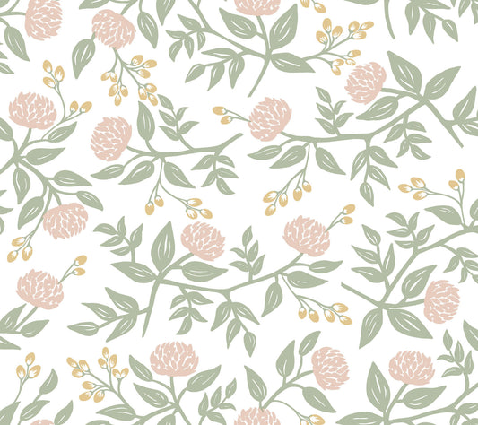 Rifle Paper Co. Peonies Peel & Stick Wallpaper - Blush