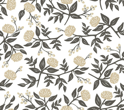Rifle Paper Co. Peonies Peel & Stick Wallpaper - White & Black