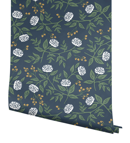 Rifle Paper Co. Peonies Peel & Stick Wallpaper - Navy