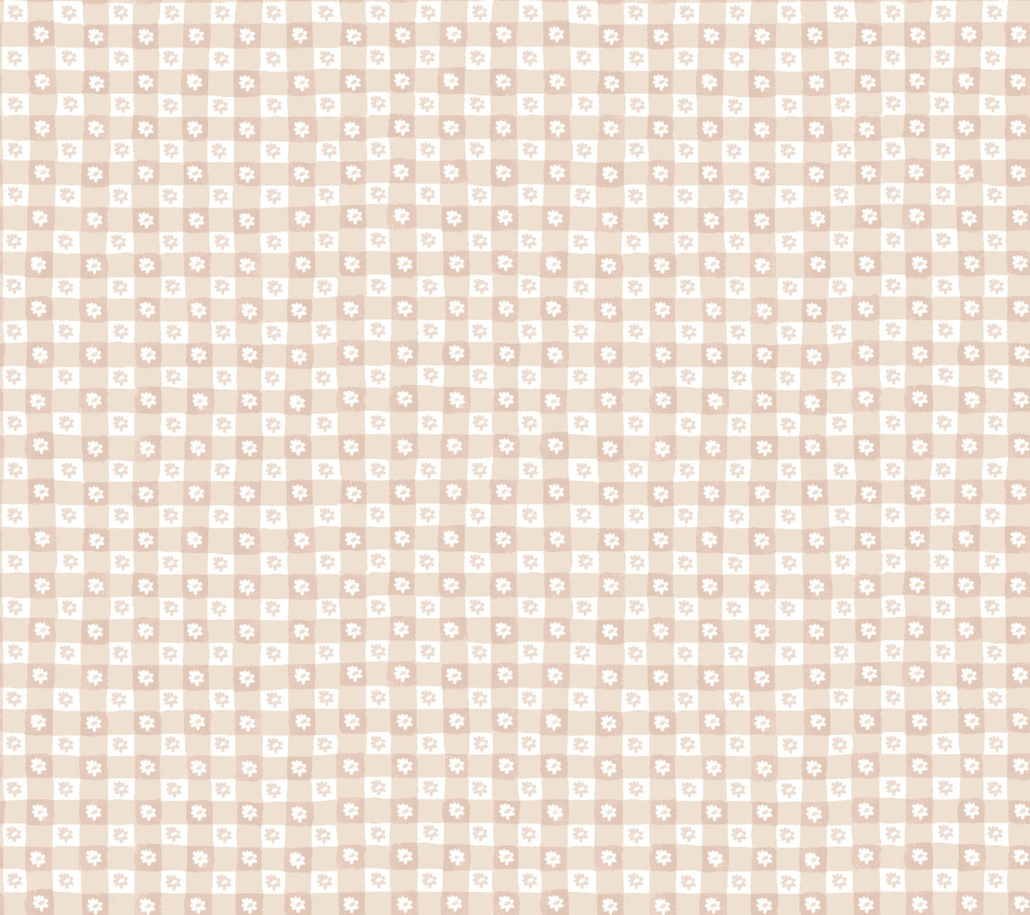 Rifle Paper Co. Daisy Gingham Peel & Stick Wallpaper - Blush
