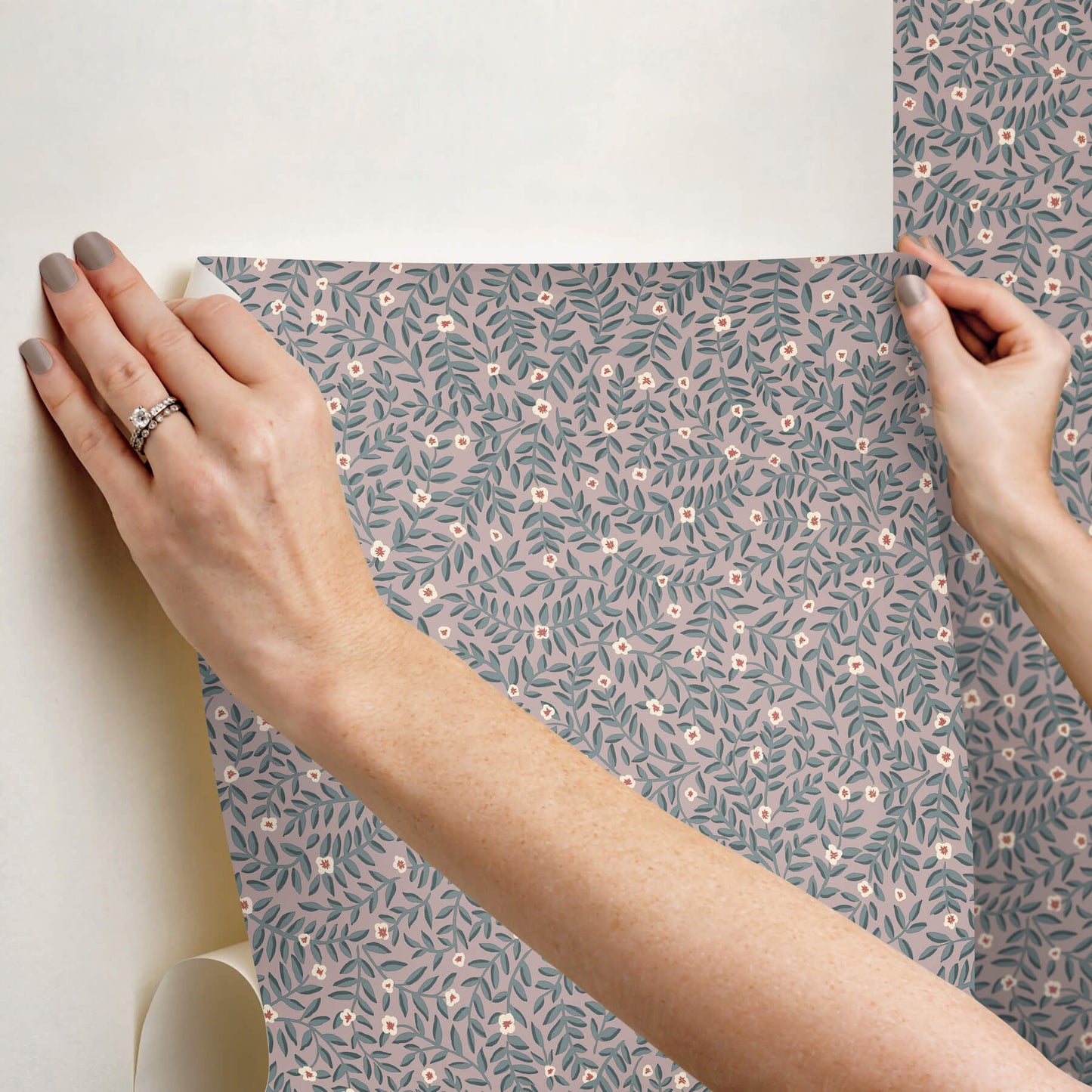 Rifle Paper Co. Elodie Peel & Stick Wallpaper - Lilac