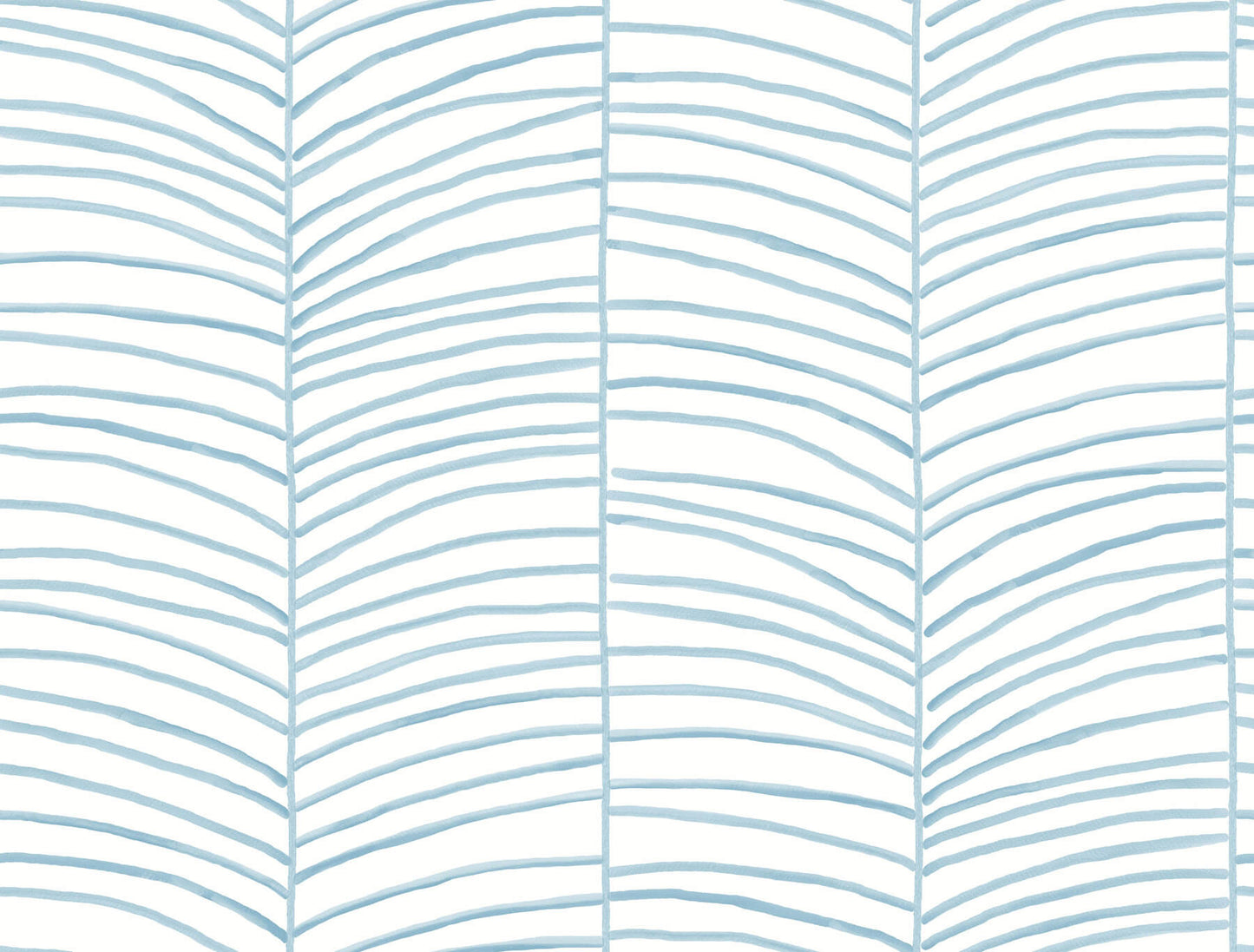 York Garden Muse Cascade Palm Peel & Stick Wallpaper - Blue