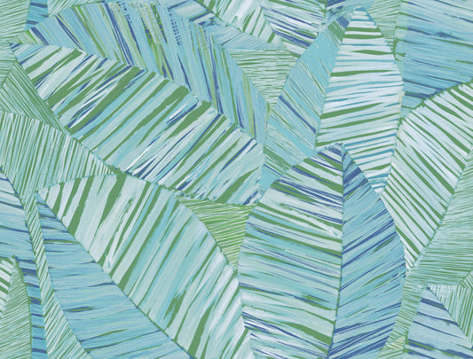 York Garden Muse Crown Canopy Peel & Stick Wallpaper - Blue