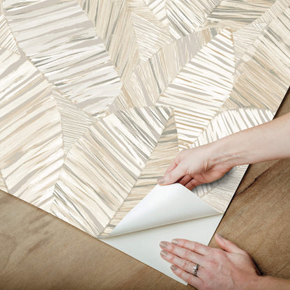 York Garden Muse Crown Canopy Peel & Stick Wallpaper - Neutral