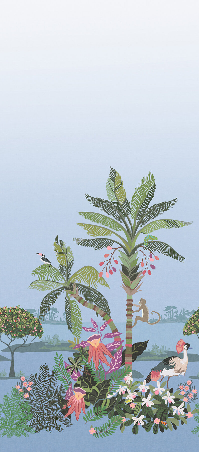 York Garden Muse Collection Peel & Stick Wallpaper - SAMPLE