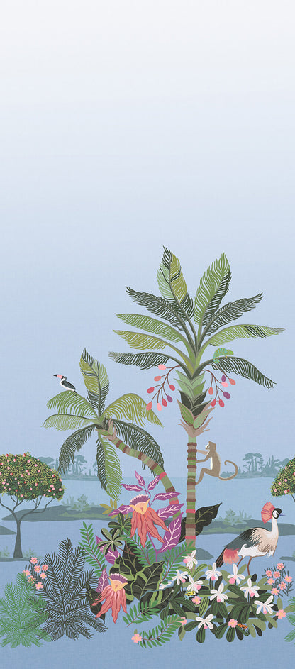 York Garden Muse Collection Peel & Stick Wallpaper - SAMPLE