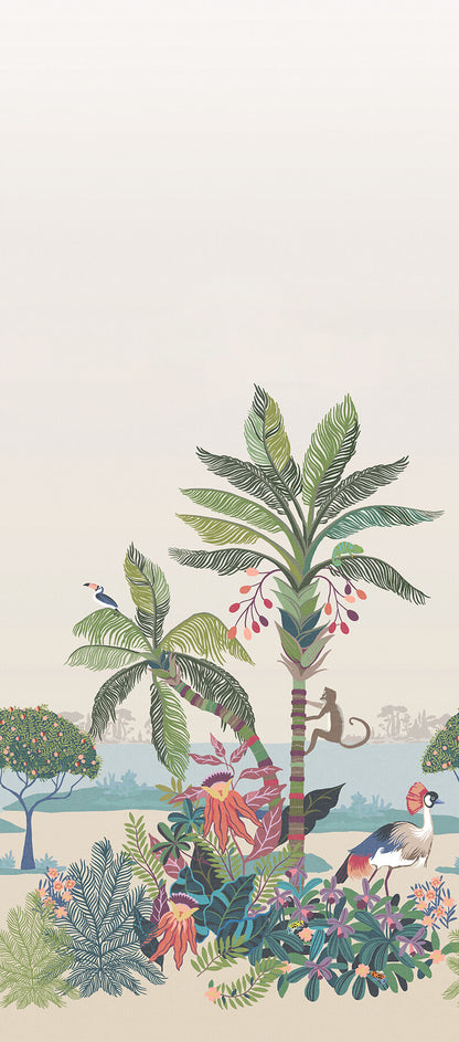 York Garden Muse Collection Peel & Stick Wallpaper - SAMPLE