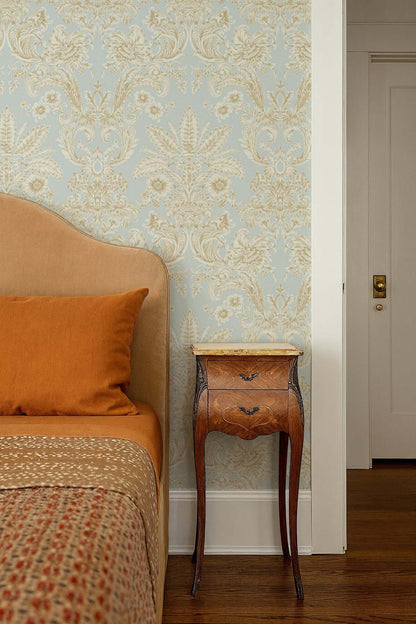 Mitchell Black Parlor Paper Wallpaper - Hazy Daytime