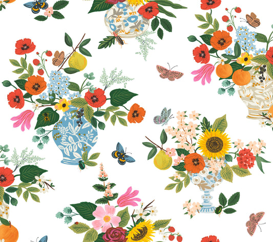 Rifle Paper Co. 3rd Edition Flower Studies Wallpaper - Bright