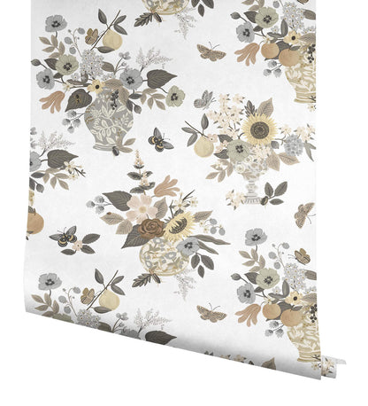 Rifle Paper Co. Flower Studies Wallpaper - Linen