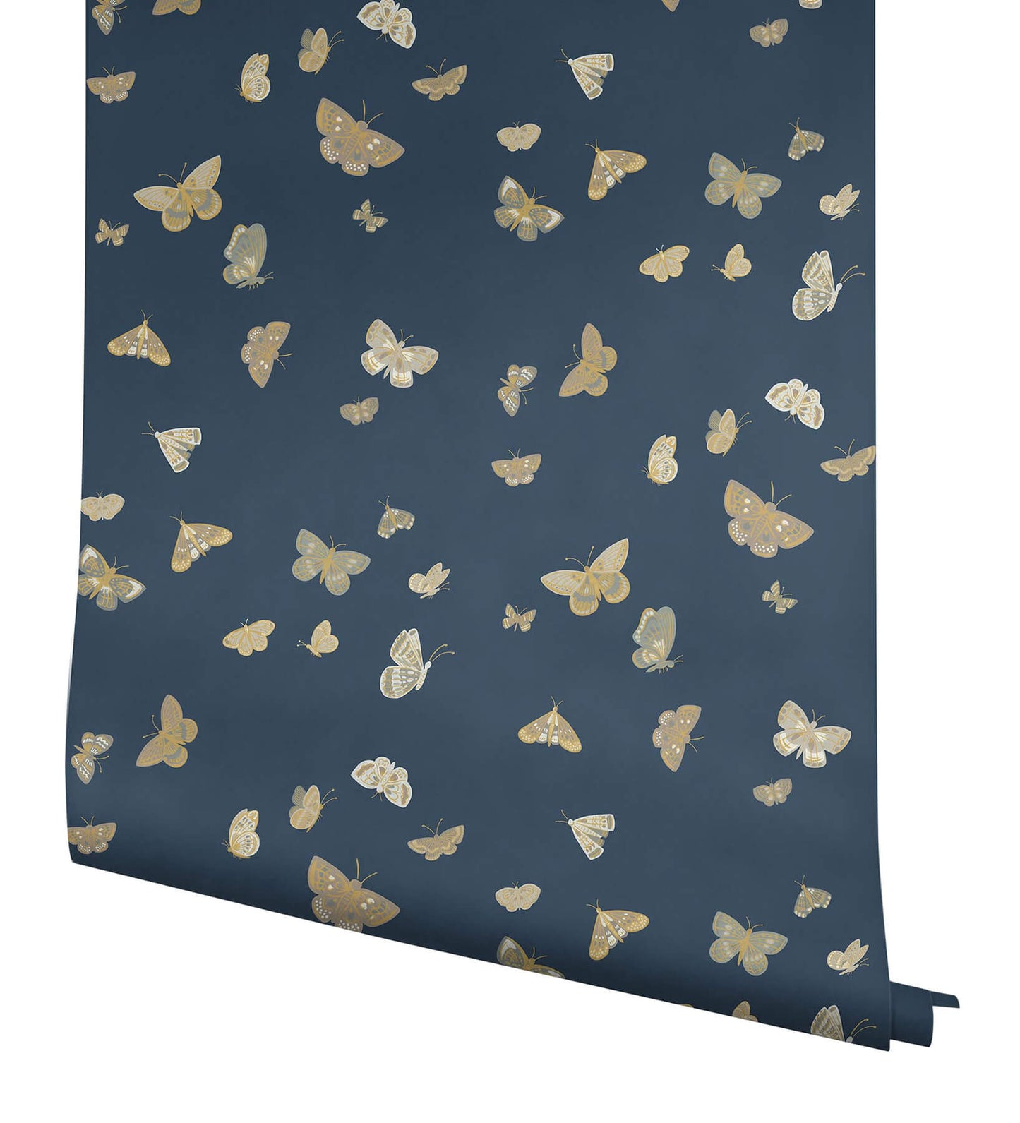 Rifle Paper Co. Butterfly House Wallpaper - Navy