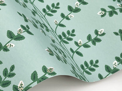 Rifle Paper Co. 3rd Edition Climbing Vine Wallpaper - Soft Teal