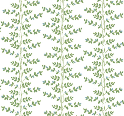 Rifle Paper Co. 3rd Edition Climbing Vine Wallpaper - Blue