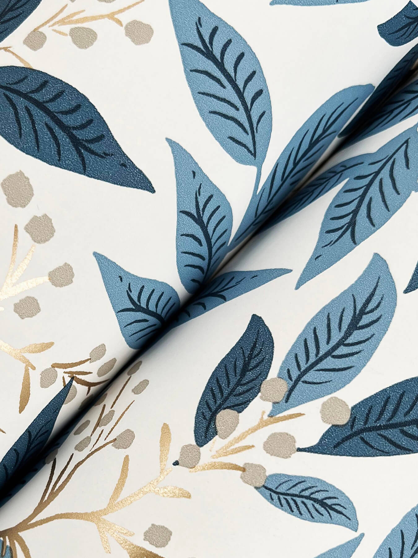 Rifle Paper Co. 3rd Edition Willowberry Wallpaper - Blue