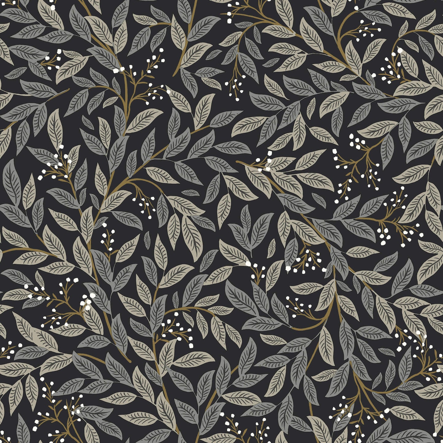 Rifle Paper Co. Willowberry Wallpaper - Black