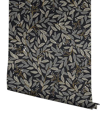 Rifle Paper Co. Willowberry Wallpaper - Black