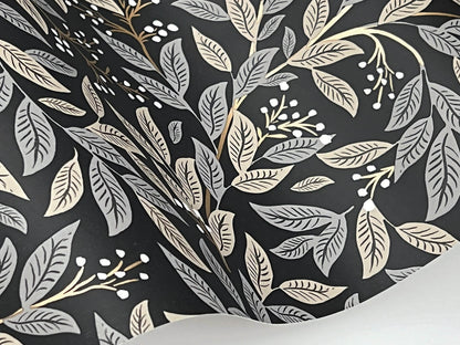 Rifle Paper Co. Willowberry Wallpaper - Black