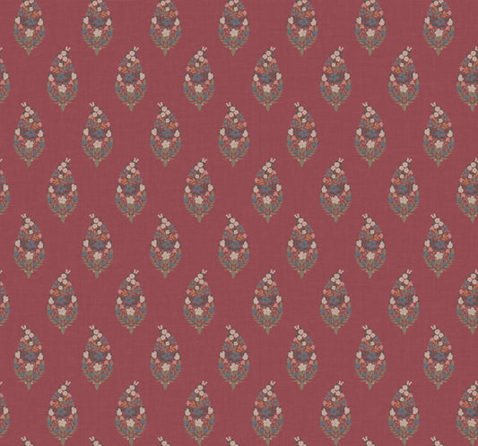 Rifle Paper Co. 3rd Edition Paisley Wallpaper - Burgundy