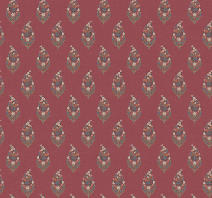 Rifle Paper Co. 3rd Edition Paisley Wallpaper - Burgundy