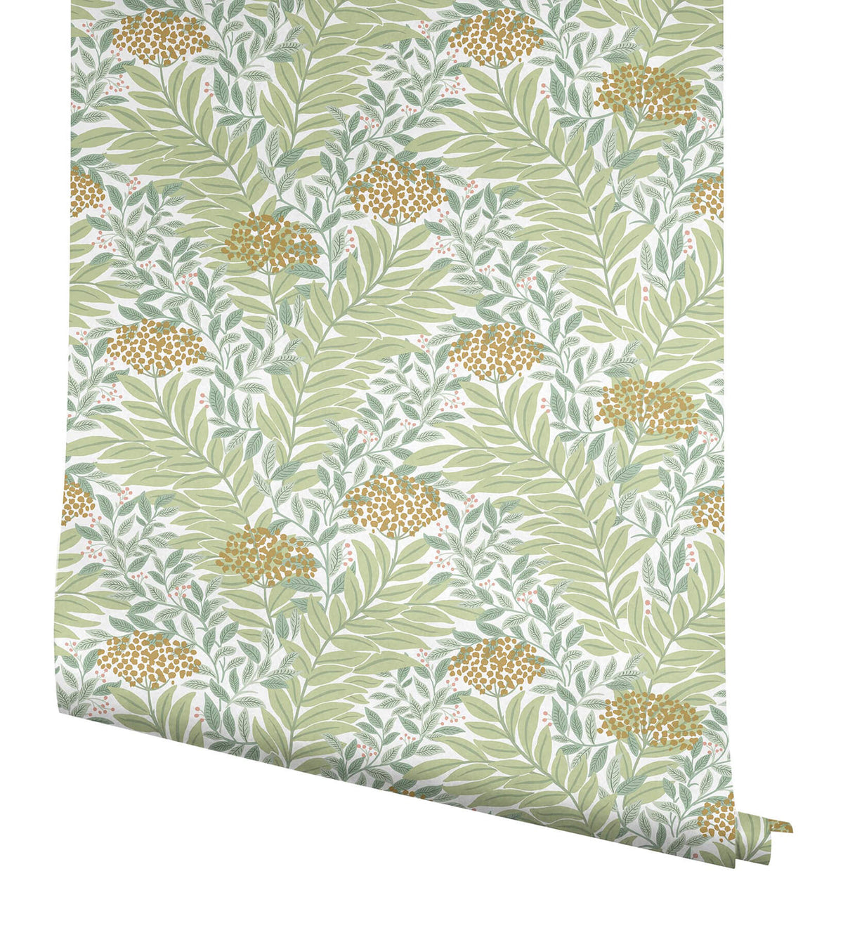RF7501 Rifle Paper Co. 3rd Edition Highgrove Wallpaper - White & Green ...