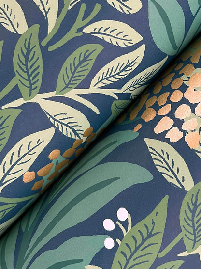 Rifle Paper Co. Highgrove Wallpaper - Navy