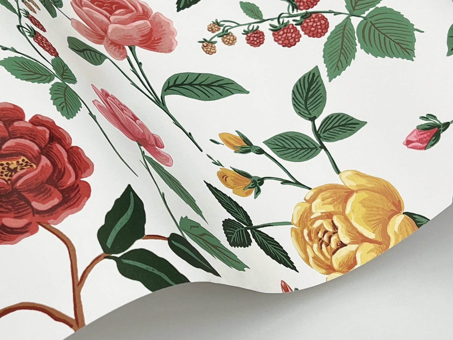 Rifle Paper Co. Roses Wallpaper - Blush