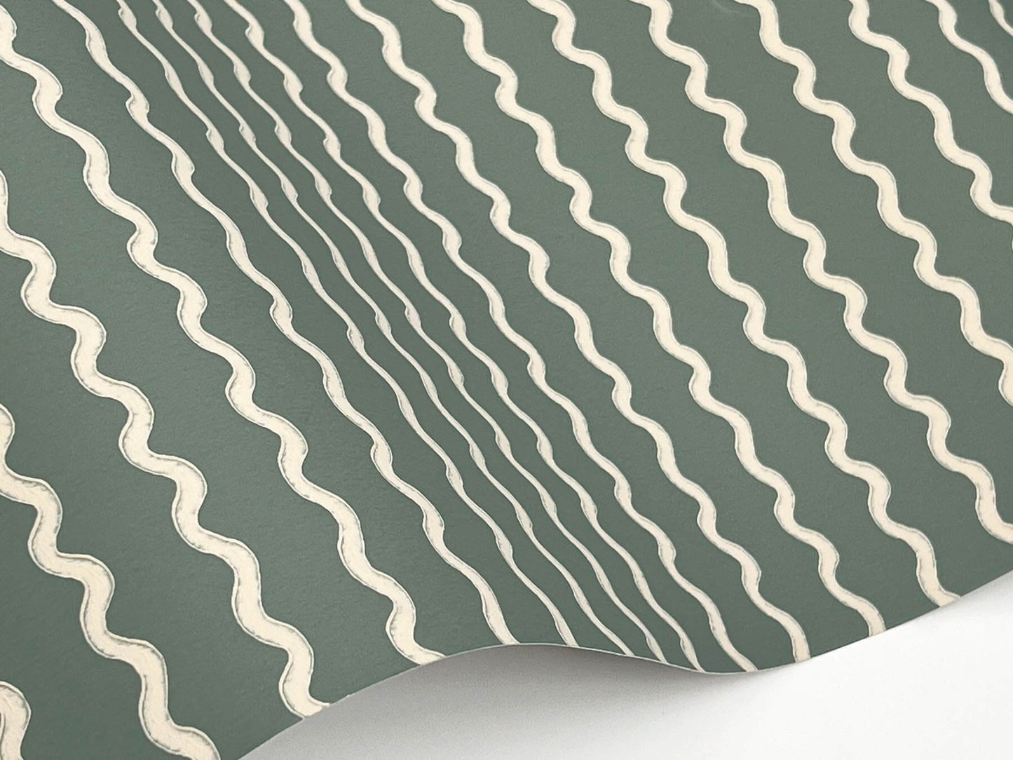 Rifle Paper Co. Rickrack Wallpaper - Moss