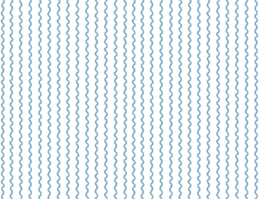 Rifle Paper Co. 3rd Edition Rickrack Wallpaper - Blue
