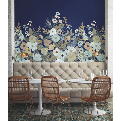 Rifle Paper Co. Garden Party Wall Mural - Navy