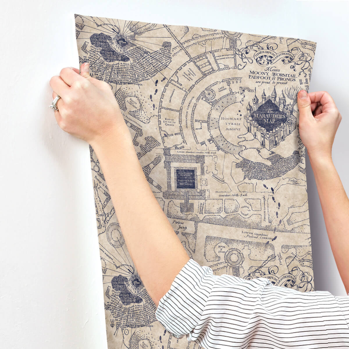 The marauder's Map Harry Potter v2 Vinyl Wall Art Decal