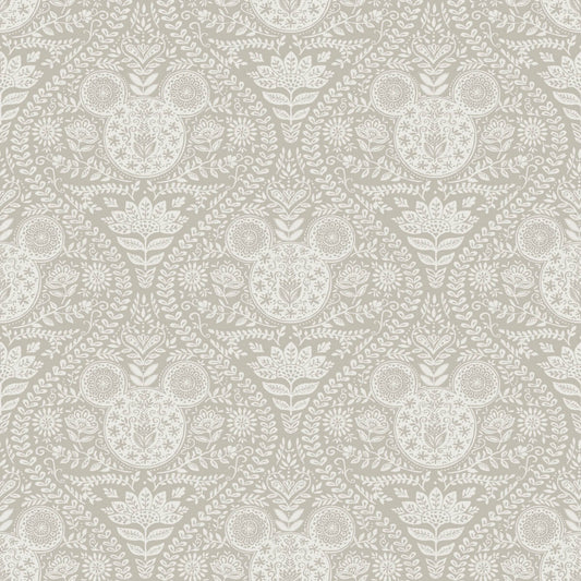 Disney Mickey Mouse Block Print Peel & Stick Wallpaper - Cream