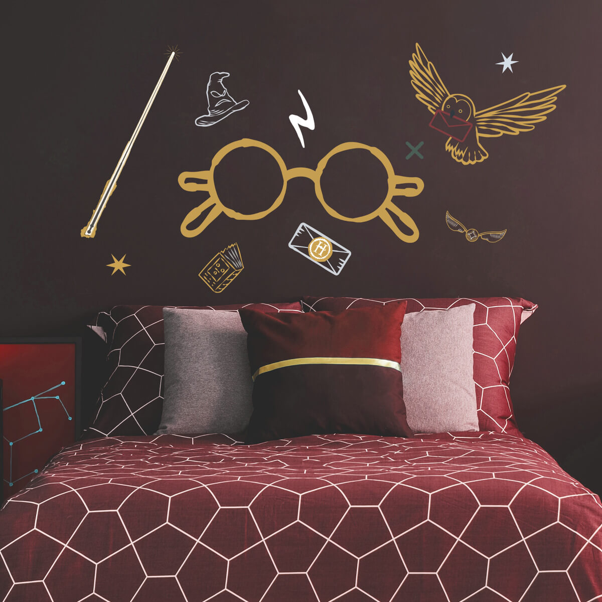 Harry Potter Glasses Giant Wall Decal