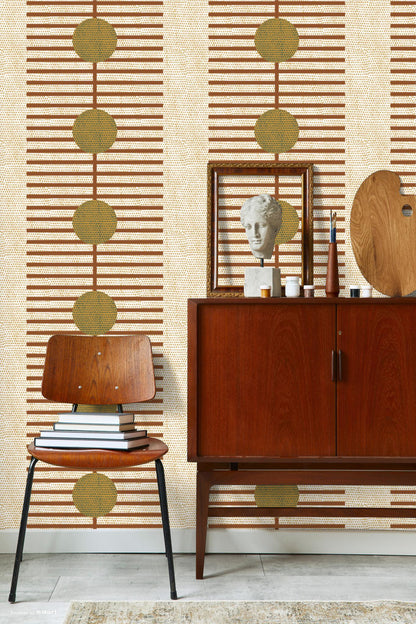 Mitchell Black Forbes Masters Nomalanga Wallpaper - Terracotta