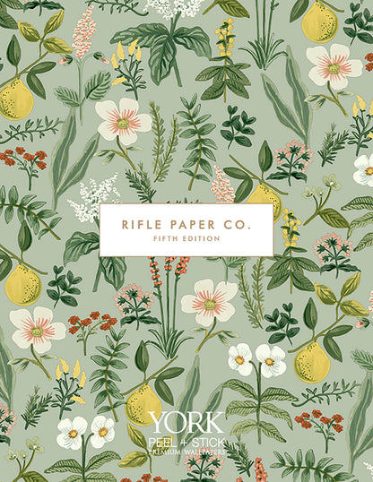 Rifle Paper Co. Peonies Peel & Stick Wallpaper - White & Black
