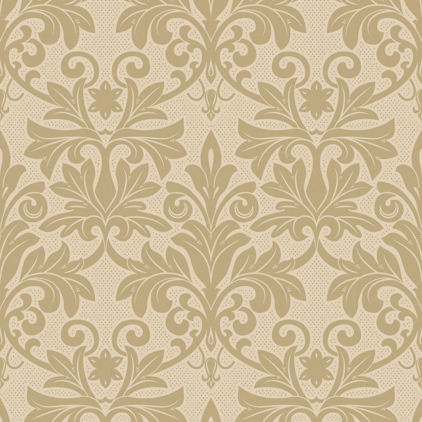 Mitchell Black Rococo Relief Wallpaper Sample - Gold Tone