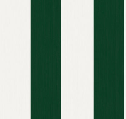 Seabrook Summer House Dylan Striped Stringcloth Wallpaper - Marine Green