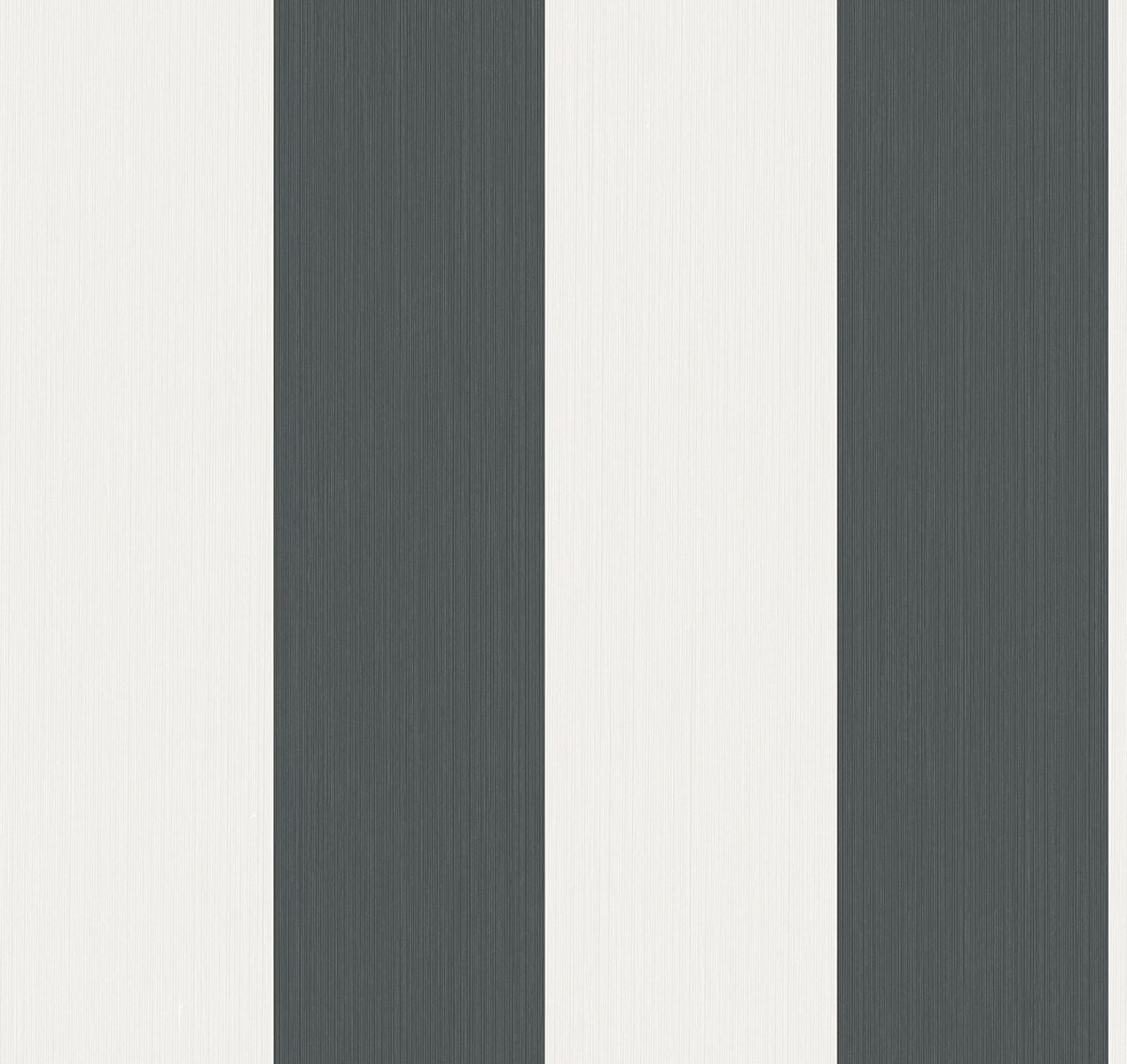 Seabrook Summer House Dylan Striped Stringcloth Wallpaper - Deep Grey