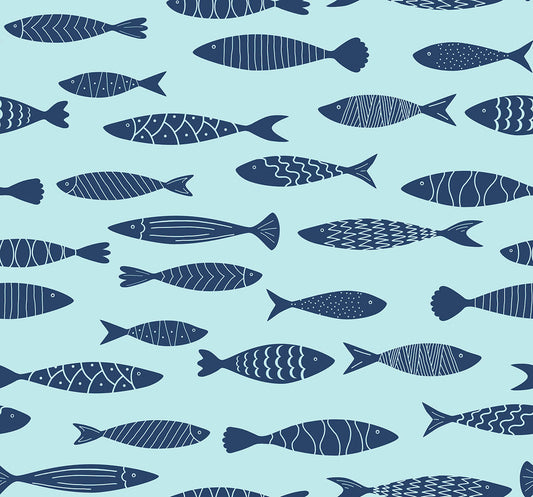 Summer House Bay Fish Wallpaper - Bahama
