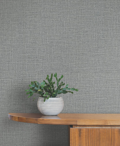 York Artisan Studio Loom Wallpaper - Silver