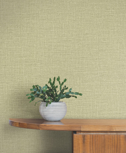 York Artisan Studio Loom Wallpaper - Green