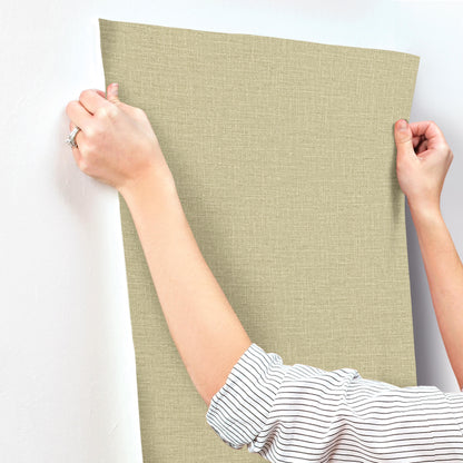 York Artisan Studio Loom Wallpaper - Green
