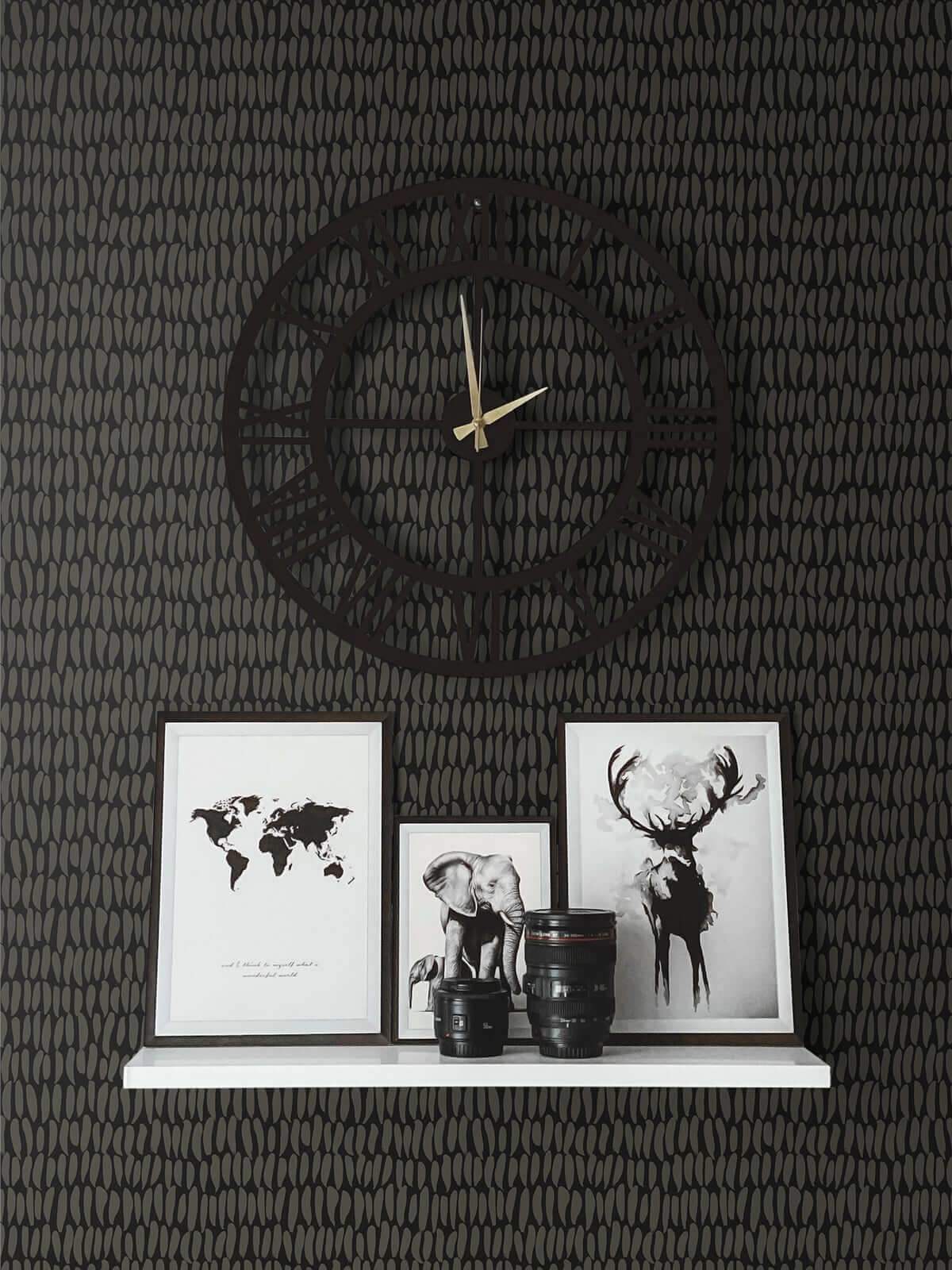 Seabrook Designs The Simple Life Brushwork Wallpaper - Graphite