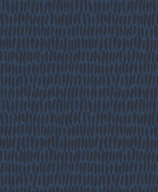 Seabrook The Simple Life Brushwork Wallpaper - Midnight