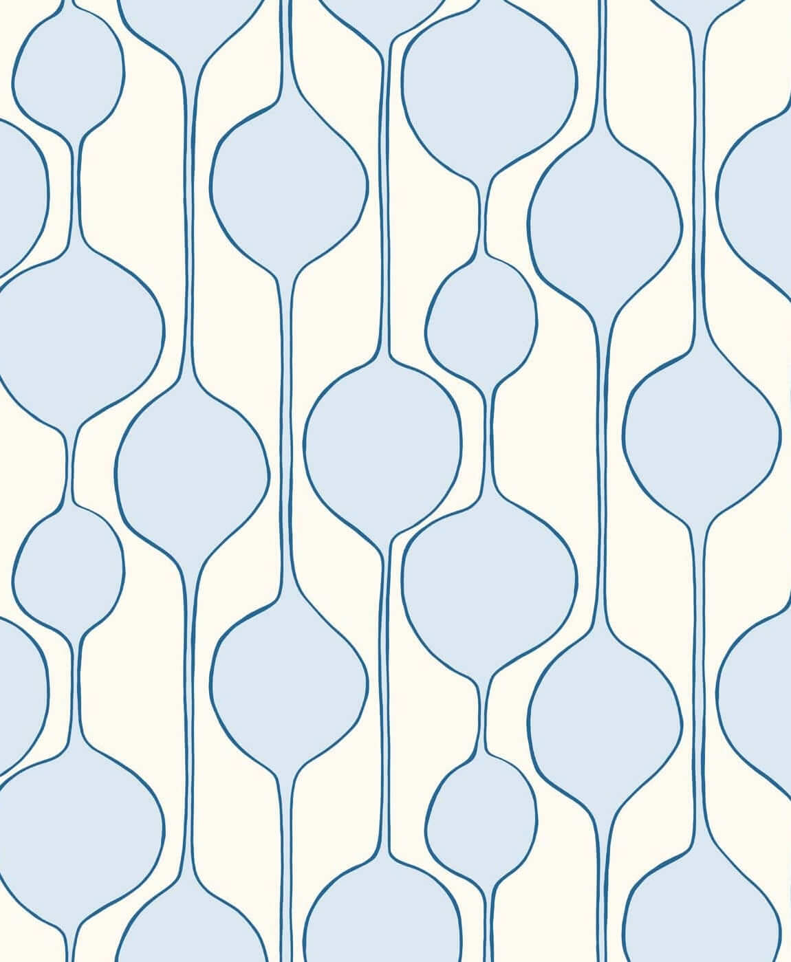 Seabrook Designs The Simple Life Minimalist Geometric Wallpaper - Baby Blue