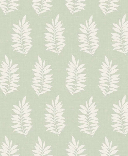 Seabrook The Simple Life Pinnate Silhouette Wallpaper - Sage