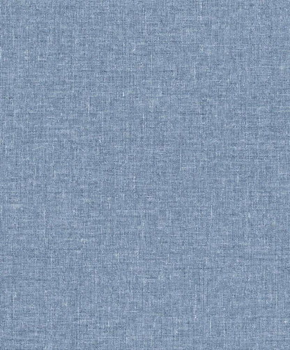Seabrook The Simple Life Soft Linen Wallpaper - Blueberry