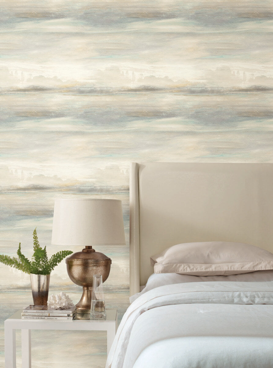Candice Olson Casual Elegance Soothing Mists Scenic Wallpaper - Multicolor